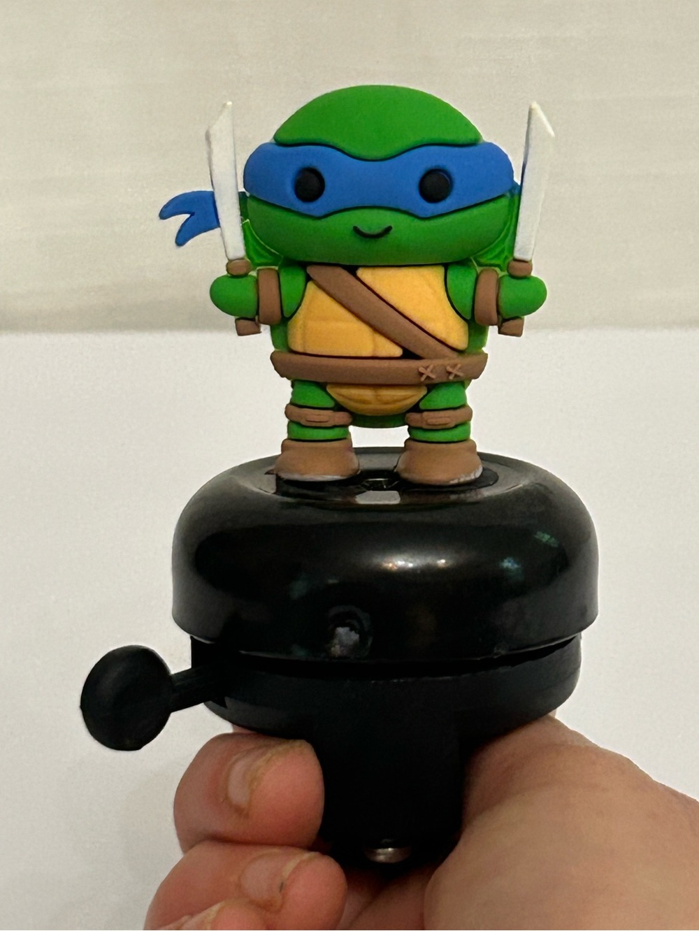 Bike Bell NWT Upcycled Teenage Mutant Ninja Turtle Leonardo Mystery Toy